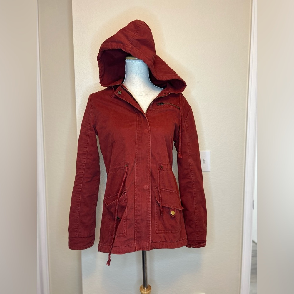 A woman’s Arizona the original Jean red jacket